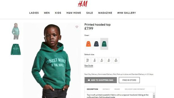 H&M enflamme les réseaux sociaux avec une photo jugée raciste