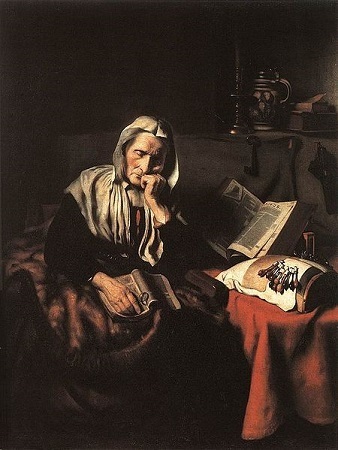 Old Woman Dozing - Nicolas Maes (1656) Old Woman Dozing - Nicolas Maes (1656)