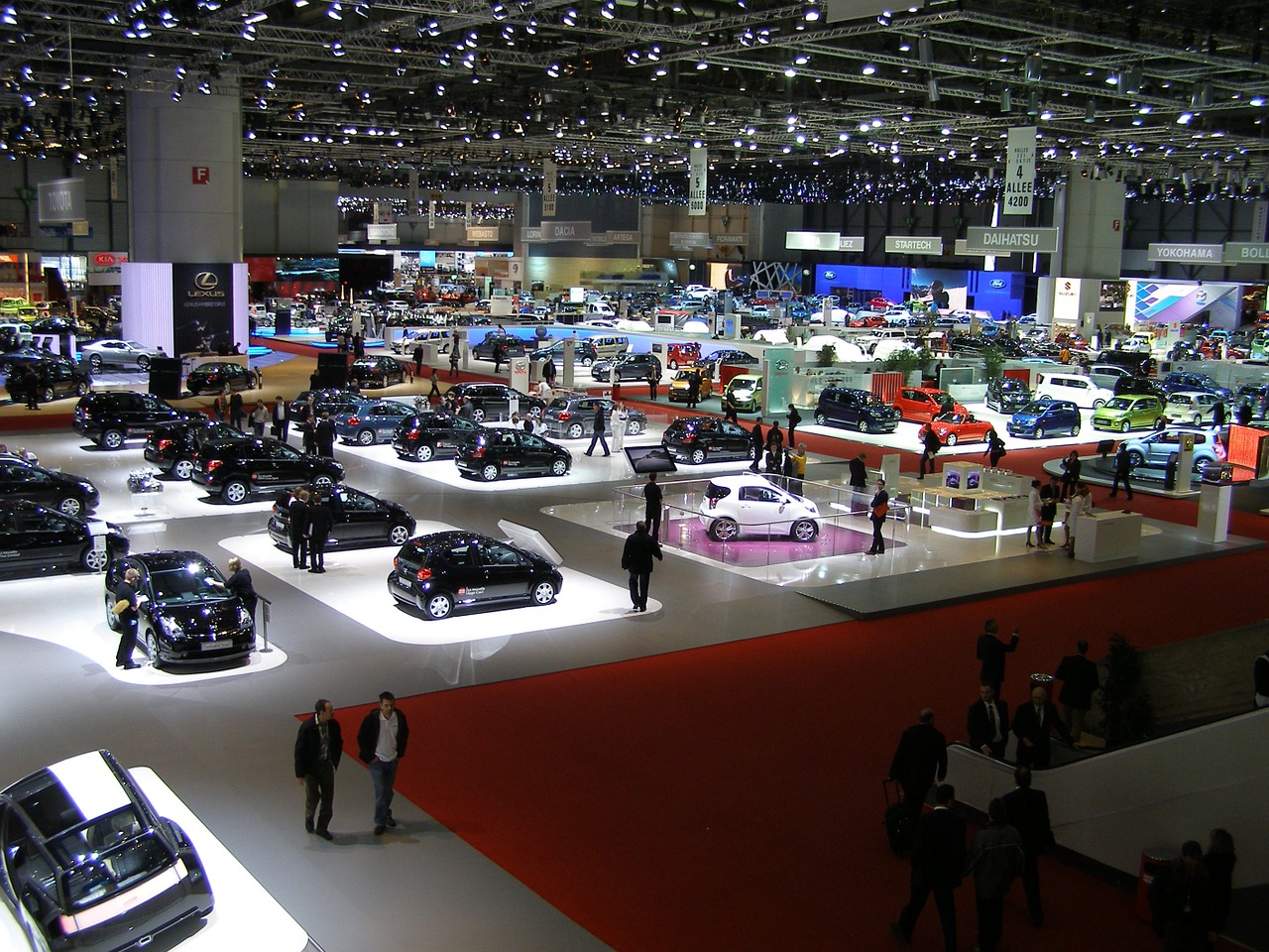 Salon auto (ici celui de Genève) ILD