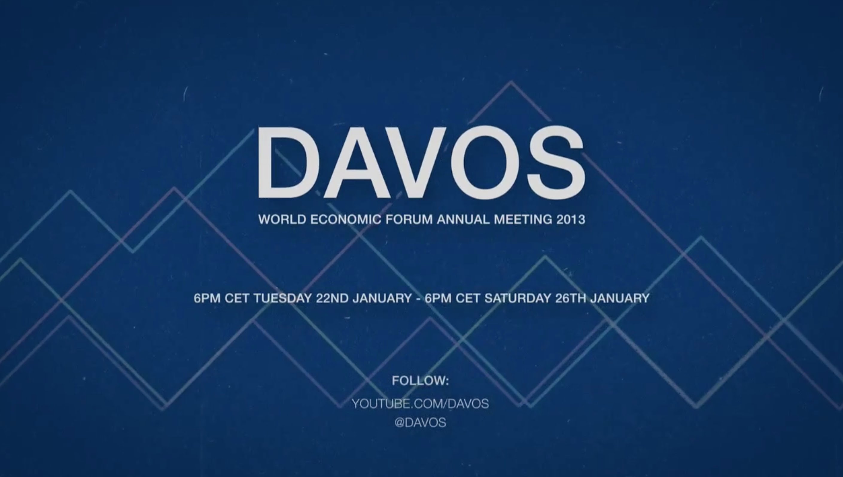 DR YouTube de Davos DR YouTube de Davos