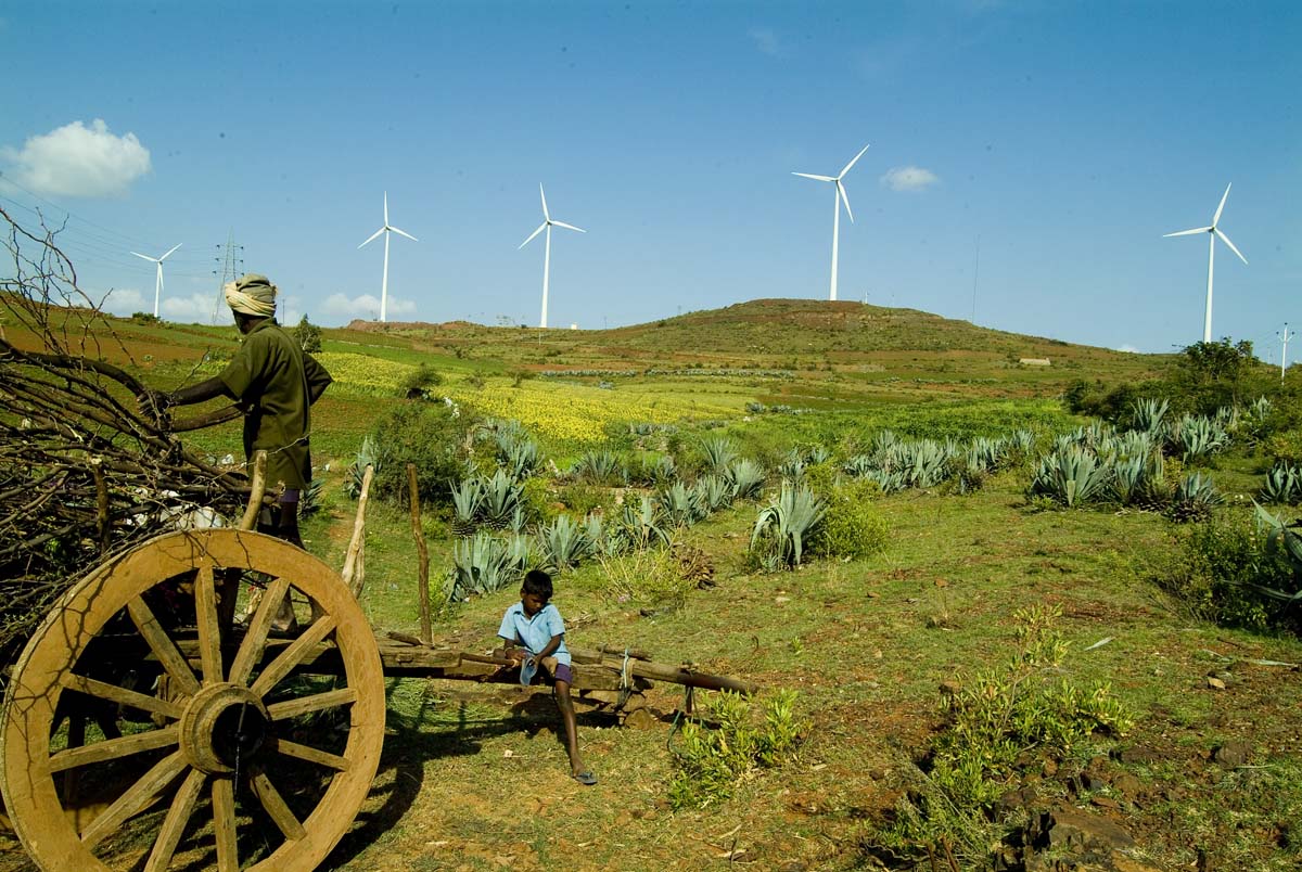 Inde : derrière ce tableau idyllique se cache une réalité moins enviable : l'Inde dépend encore du charbon pour plus de 40% de son énergie. (Photo d'illustration Creative Commons, blog Sunnyvake, USA)